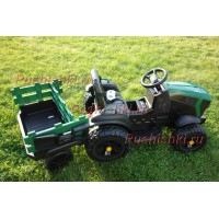 Детский трактор электромобиль с прицепом BARTY TR 777