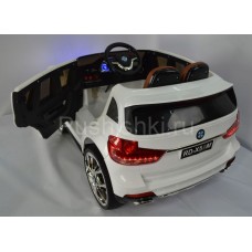 Детский электромобиль Kids Cars BMW X5 Style KT0500 с кожаным сиденьем