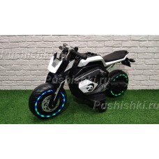 Детский электромотоцикл RiverToys X111XX со светящимися колесами